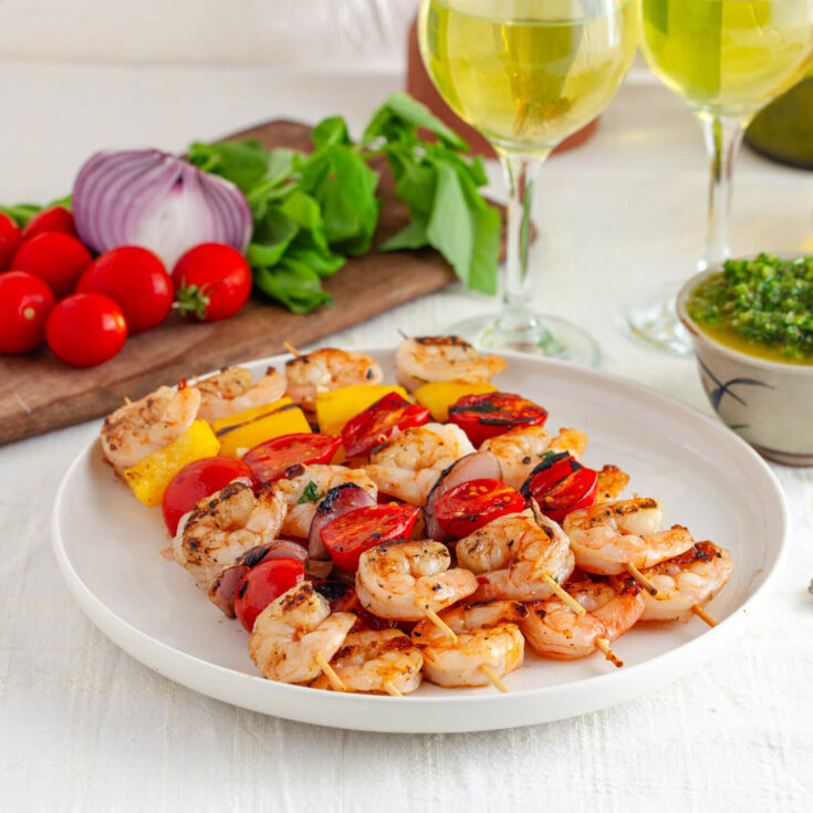 Grilled Spiced Shrimp Kabobs
