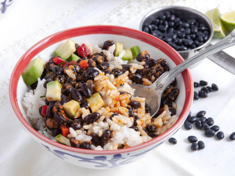 Instant Pot Cuban-Style Black Beans and Rice