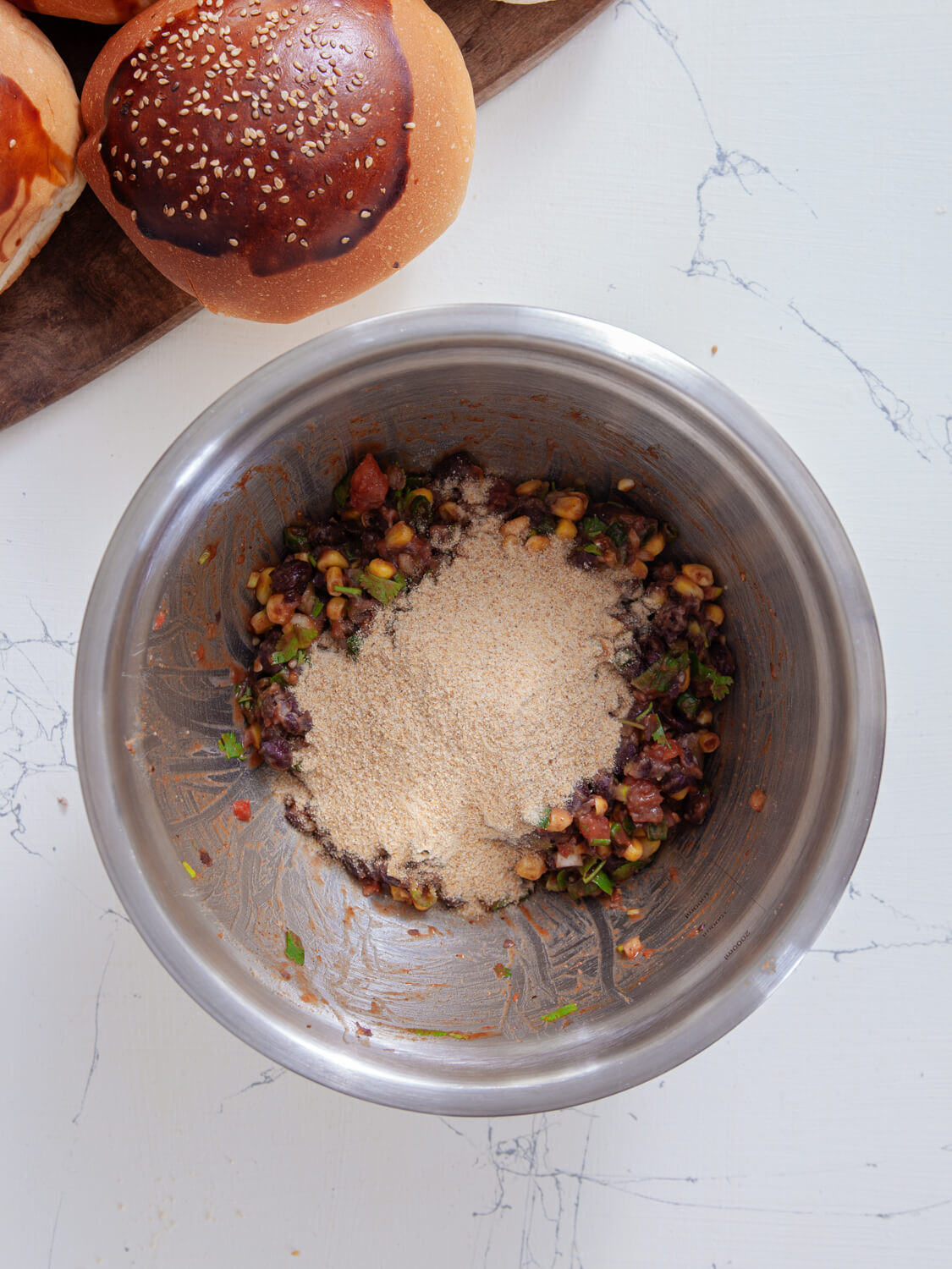 Spicy Black Bean BBQ Veggie Burgers - Patio Feasts
