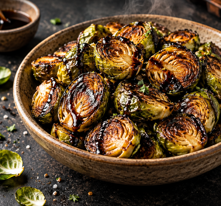 Balsamic Roasted Brussels Sprouts: Crispy Oven or Grill